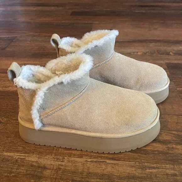 Koolaburra by UGG Women Koola Ultra Mini Platform Ankle Boot Size 9 - Picture 2 of 15